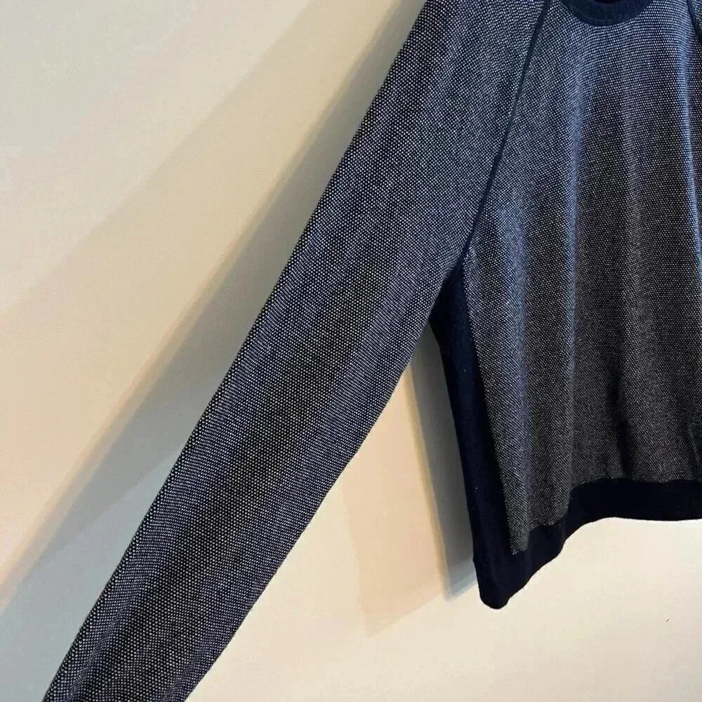 Vince Wool Cashmere Bird's Eye Crewneck Sweater XL - Picture 2 of 7